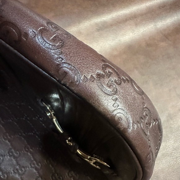 🚫🚫SOLD🚫🚫GUCCI Horsebit gg web 2 way bag with coa and dustbag - Picture 3 of 14